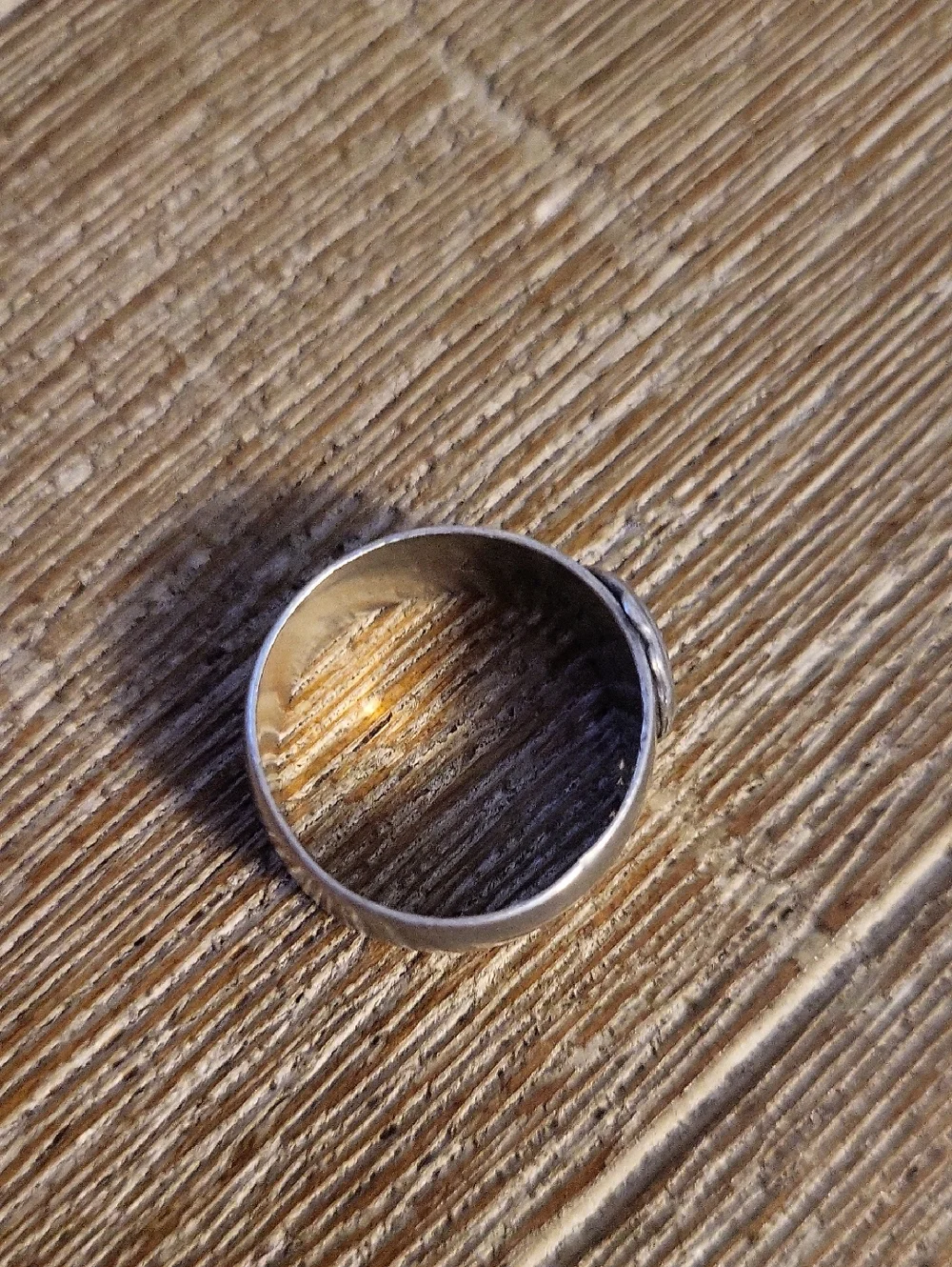 Vintage Sterling Silver Bates College Seal Signet Ring
